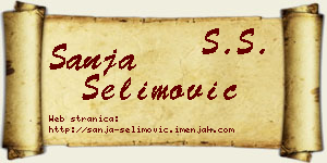 Sanja Selimović vizit kartica